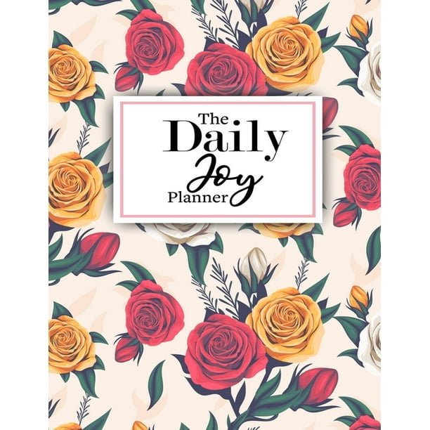 The Daily Joy Planner Undated Daily Planners Floral Themed Gift For