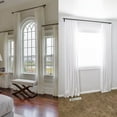 thumbnail image 5 of 42 Pack Curtain Rod Clip Rings,1" Interior Diameter(Compatible with up to 5/8" Curtain Rod),Metal Drapery Ring with Clips,Strong Decorative Drapery Window Ring with Hooks,Rustproof Vintage(Silver), 5 of 8
