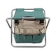 thumbnail image 1 of Silla portátil con bolsa de herramientas para invernaderos, pesca, acampada y viajes Taburete de jardín multiusos, 1 of 8