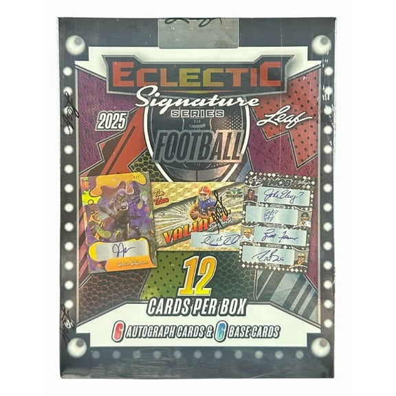 2025 Leaf Eclectic Signature Series Football Hobby Box