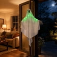 thumbnail image 5 of Halloween Decorations Outdoor Indoor 27.6" Light Up Ghost Decorations with LED Lights Hanging Ghost Halloween Decor for Yard Porch Garden Lawn Party Halloween Ghost Decor, 5 of 7