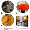 thumbnail image 3 of Designart "Of Metropolis Cityscape Glimpses art painting" Cityscapes Floater Framed Canvas Art Print, 3 of 7
