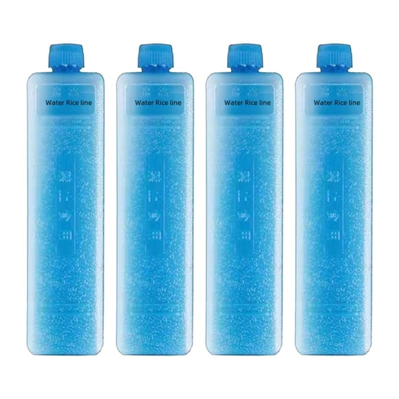 4 bloques de hielo para enfriar, paquetes de hielo, prácticos y reutilizables, ligeros y fáciles de congelar, para picnic, pesca, senderismo playa.