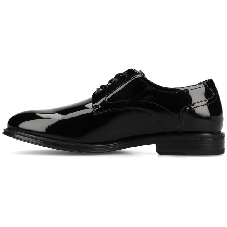 Vance Mens Barclay Comfort Plain Toe Flexible Oxford Dress Shoe