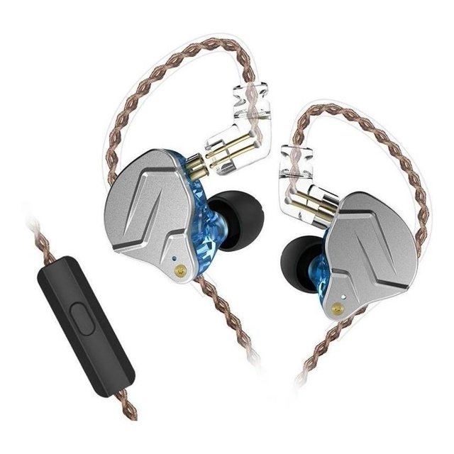 Audífonos BINDEN ZSN PRO HiFi Micrófono Dual Drivers azul