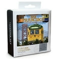 thumbnail image 2 of San Francisco, California, Streetcars (Absorbent Ceramic Coasters Set of 4 Matching Images, Cork Back, Kitchen Table Decor), 2 of 3