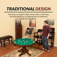 thumbnail image 7 of Hathaway Kingston Walnut 3-in-1 Poker Table, 7 of 7