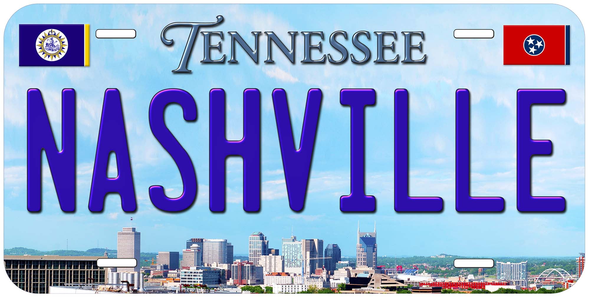 Nashville TN TAG02 Novelty Car Auto License Plate