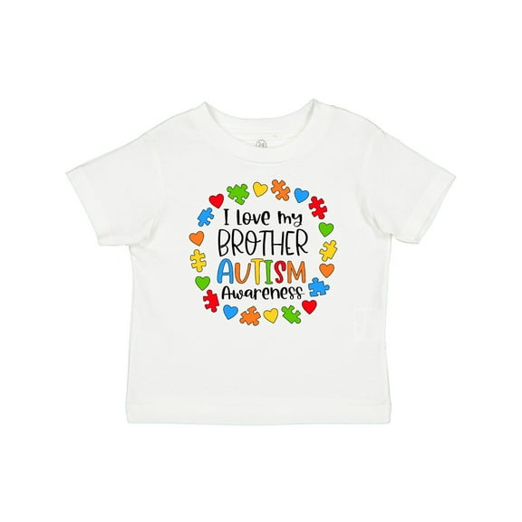 Inktastic I Love My Brother Autism Awareness Boys or Girls Baby T-Shirt