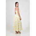 thumbnail image 3 of Vestido midi estampado floral Roman Fashion /Juvenil, 6236 (Amarillo) blanco CH, 3 of 5