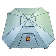 RIO Beach Total Sun Block ExtremeShade 8 ft. Beach Umbrella, Silver