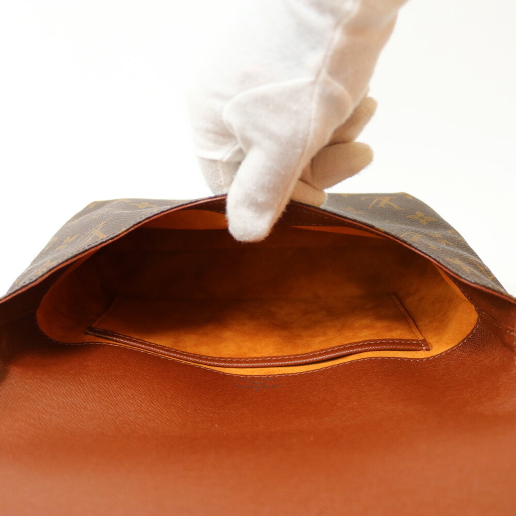 Authenticated Used LOUIS VUITTON Shoulder Bag Monogram Musette Tango M51257  Brown Women's Canvas 