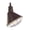 Bronze, variant on Millennium Lighting R Series 12" Durable Metal Angle Shade in Bronze