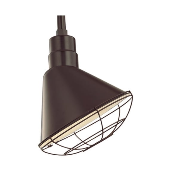 Millennium Lighting R Series 12" Durable Metal Angle Shade in Bronze