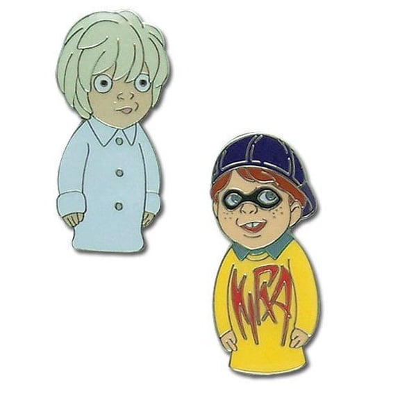 Death Note Kira & Near Puppet Pin Set