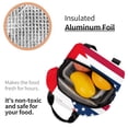 thumbnail image 6 of Lafuoo USA Switzerland Pattern Portable Aluminum Foil Thickened Insulation Lunch Bag, Waterproof Zipper Lunch Bag Suitable for Men and Women-One Size, 6 of 7
