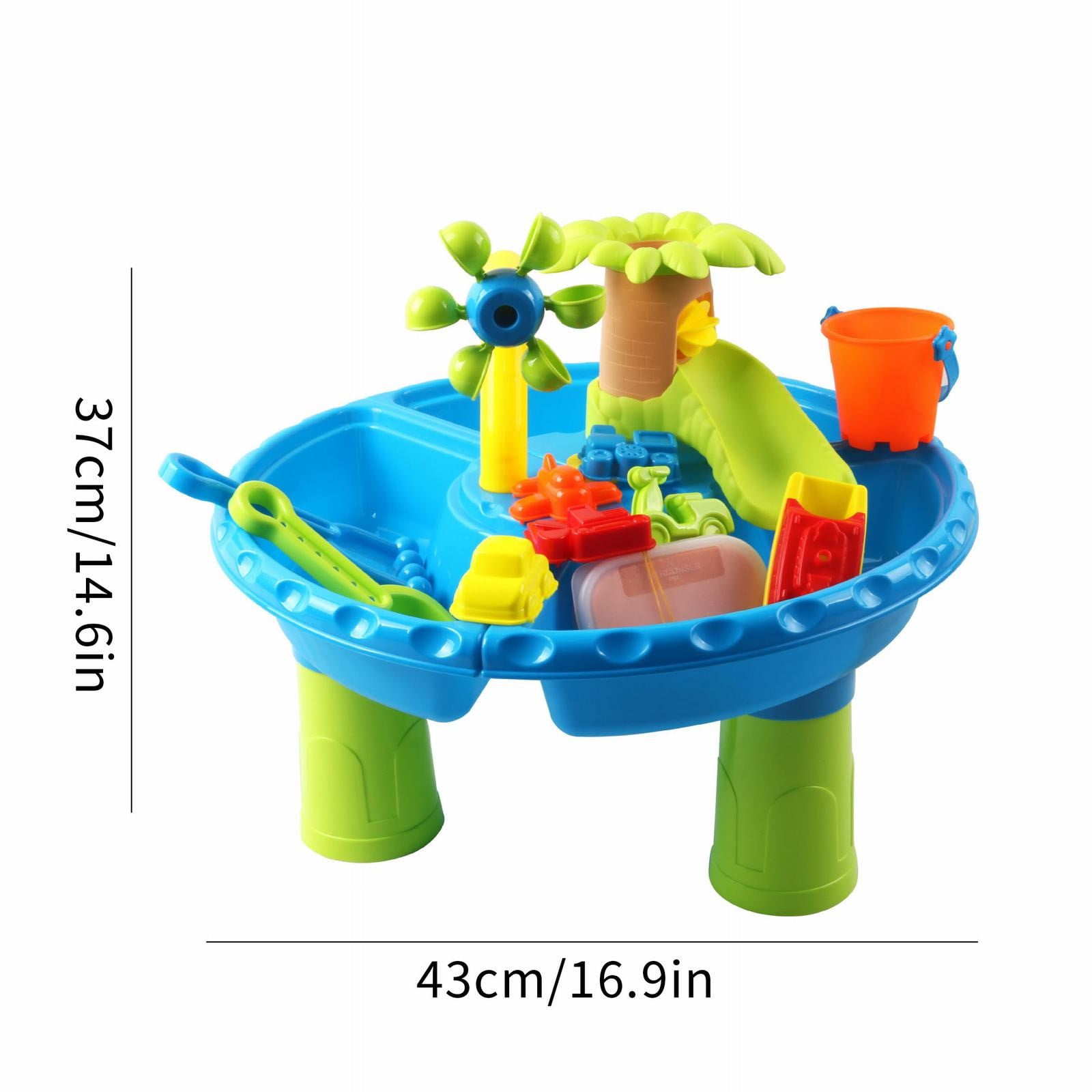 Tkrady Sand Water Table For Toddlers 3 In 1 Sand Table And Water Play Table Kids Table Activity Sensory Play Table Beach Sand Water Toy