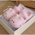 thumbnail image 1 of Bonitas pantuflas de gato para mujer, suela gruesa, antideslizantes, para verano 2024, para mujer, para playa, para exteriores, para interior y hogar, 1 of 5