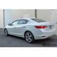 thumbnail image 3 of Extreme Online Store Fits All 2013-2021 Acura ILX | EOS Visors JDM in-Channel Style Smoke Tinted Side Vents Window Deflectors Rain Guards, 3 of 13