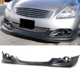 thumbnail image 3 of Ikon Motorsports Front Bumper Lip Spoiler Compatible with 08-13 Infiniti G37 Coupe 2Dr TS Style - PU, 3 of 4