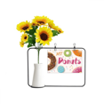 thumbnail image 1 of Dessert Sweet Food Pattern Artificial Sunflower Vases Bottle Blessing Card, 1 of 3