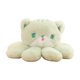 thumbnail image 2 of Cabeza de gato de peluche creativa, juguete decorativo de peluche, almohada suave hecha a mano Verde, 2 of 9