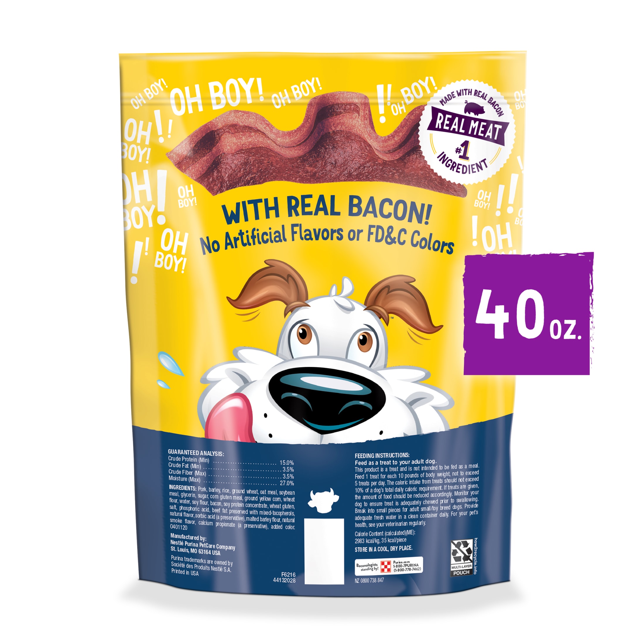 Purina Beggin' Strips Bacon & Beef Dog Treats, 40 Oz photo 6