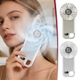 thumbnail image 1 of Sentmoon Handheld Fan Camping Fan Carabiner Ice Compress Handheld Fan90 SelfAdjustable USB Rechargeable Quiet Mini Fan with Ice Pack Portable ClipOn Fan for Hiking Camping, 1 of 8