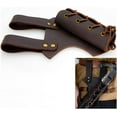 thumbnail image 3 of Armory Replicas Genuine Bovine Leather Hawk Wood - Adjustable LARP Sabre Rapier Holder Specifically Designed for Left-handers Essential for Nobility, Mercenaries, or Historical Enthusiasts, 3 of 8