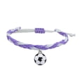 thumbnail image 1 of Pulseras de Fútbol Charm Favors Fútbol Negro Rojo Blanco Marrón Pulseras de Fútbol Cuentas Ajustable Inspirational for Teens Adults Sport Birthday Football Favors For, 1 of 2