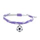 thumbnail image 1 of Pulseras de Fútbol Charm Favors Fútbol Negro Rojo Blanco Marrón Pulseras de Fútbol Cuentas Ajustable Inspirational for Teens Adults Sport Birthday Football Favors For, 1 of 2