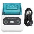 thumbnail image 2 of Small Thermal Receipt Printer, Portable  Thermal Printer for Retail Store with Folded Labels, High Resolution, Quick Print Speed, Toothed Blade Design, 2 of 7