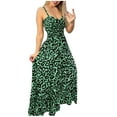 thumbnail image 1 of Vestido de Verano para las Mujeres Vestido de Suspensión de Temperamento Sexy de Impresión de Leopardo de Moda, Nuevo sin Mangas, 1 of 6