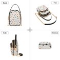 thumbnail image 3 of FORMRS Crossbody Bag for Women Quilted Travel Shoulder Cell Phone Purse with Chain Strap Handbag, Beige Stars, 3 of 7