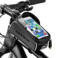 RockBros Bicycle Front Frame Bag Top Tube Bag Touch Screen Bike Phone