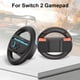thumbnail image 2 of Controlador gamepad Apreta mano Izquierda+Derecho Soporte 4-In-1 Vuelas dirección carreras y agarres para 2 Joy-Con ABS, 2 of 9