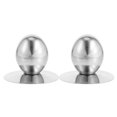 thumbnail image 1 of 2Pcs Pot Lid Replacement Knob Pan Lid Holding Handle for Slow Cookers Skillets and Kitchen Cookware Covers5.50X5.50X4.80CMSilver, 1 of 3