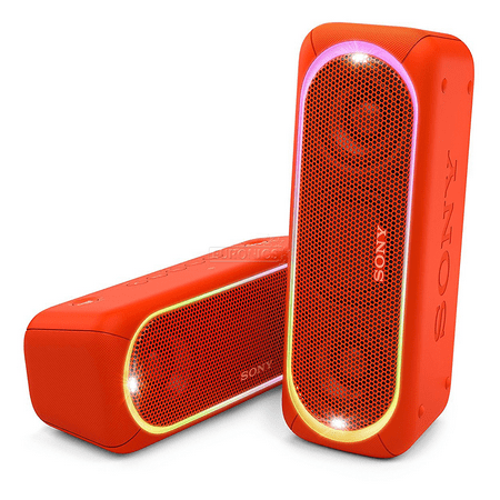 Sony SRS-XB30 Splashproof Bluetooth Wireless Speaker - Red(Refurbished