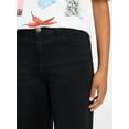 thumbnail image 4 of Weekend Academy Girls Cotton Wide Leg Destructive Denim Jeans, Sizes 5-18, 4 of 5