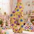 thumbnail image 2 of Fabrcox Easter Pajama Pants Women Cute Drawstring Wide Leg Women Sleep Pants Egg Bunny Print Holiday Cozy Lounge Pants Women, 2 of 5