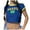 Blue, variant on T Shirts for Women Streetwear Brazil Print Crop Graphic Tees Classic 90S Y2K Tee Tops Blue Oversized Blouses S