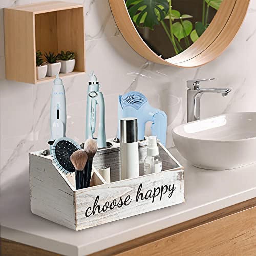 1pc Bathroom Storage Organizer For Hair Dryers, Flat Irons