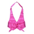 thumbnail image 2 of inhzoy Women's Sequins Shiny Halter Vest Crop Top Tank Waistcoat A Rose One_Size, 2 of 6