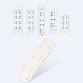 thumbnail image 1 of MERRYHAPY 3 Set Patch Panel Hanger Plastic White Wall Decoration General Users, 1 of 7