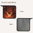thumbnail image 2 of Honeii Magma Fire Black Dragon for Silicone Trivets for Hot Pots and Pans -Trivet Mat - Heat Resistant Silicone Trivet - Hot Plate Mats, 2 of 8