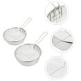 thumbnail image 2 of 2Pcs Home Stainless Steel Frying Baskets Practical French Fries Baskets Kitchen Gadget, 2 of 8