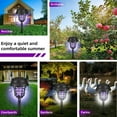 thumbnail image 7 of Kqiang 4 pcs Solar Powered Outdoor & Backyard 53 sq ft Mosquito & Fly Zapper Light Bulb Kit, Black, 4 Count, 7 of 7