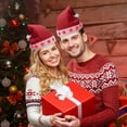 thumbnail image 4 of Dongrere Santa Hats Adult for Party Outfits Comfortable Santa Hat for Christmas Parties Thickened for Men & Women, 4 of 6