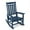 Blue,1pc chair, variant on Stoog Patio Rocking Chair, Outdoor Oversized Porch Rocker with 400 lbs Weight Capacity, HIPS, Black