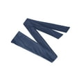 thumbnail image 4 of Cinturón Obi sólido para mujeres de tallas grandes INSPIRE CHIC, cinturón de lazo autoadherente, cinturón ancho para cintura para vestido 22.05-32.28" azul marino, 4 of 6
